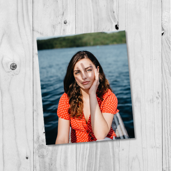 Photo Panel - Aluminum 8x10 Gloss White