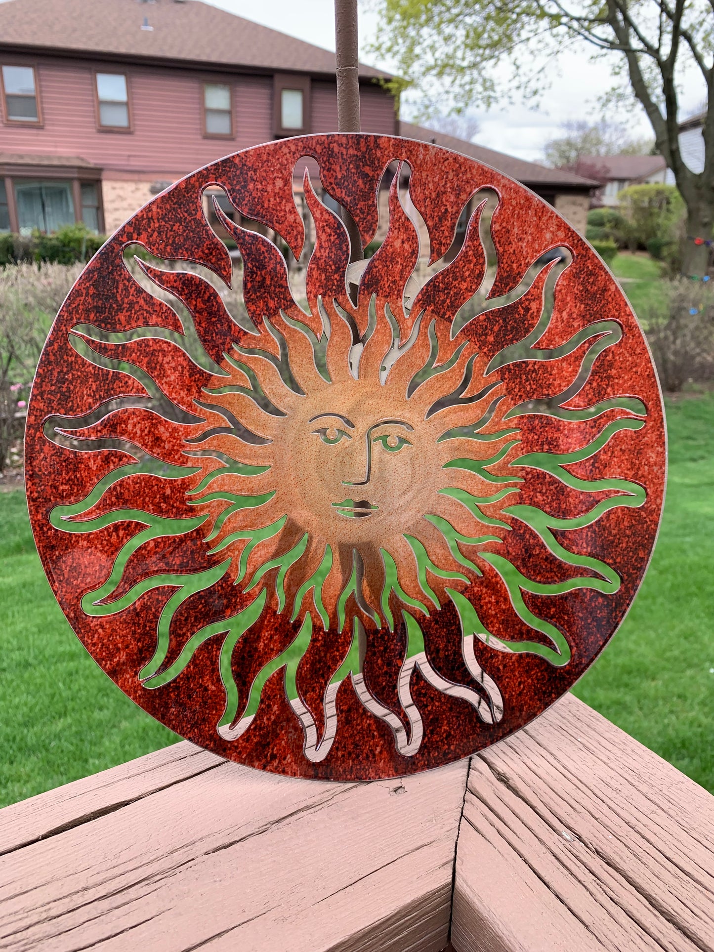 Metal Art - 3-D Sun Face