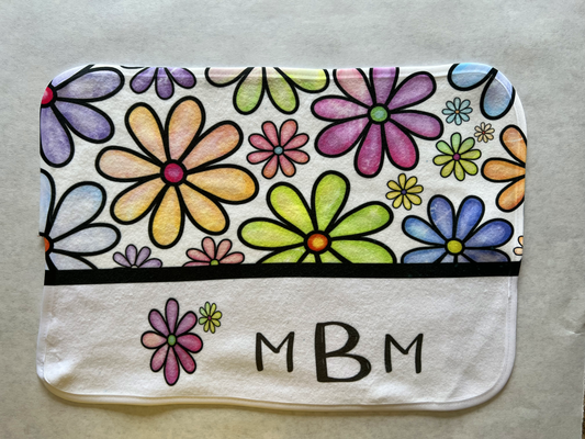 Baby Burp Cloth, Personalized Burp Towel, Terry Towel