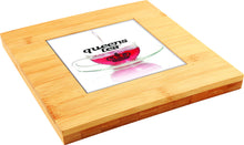 Load image into Gallery viewer, Bamboo Trivet For 4&quot; Photo Tile Media 1 of 2
