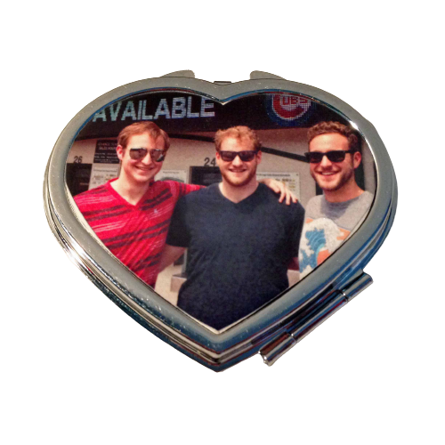 Heart Compact Mirror