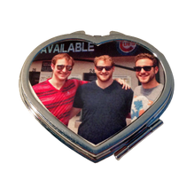 Load image into Gallery viewer, Heart Compact Mirror
