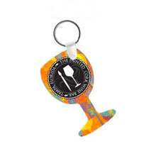 Load image into Gallery viewer, Key Tag - Wine Glass - 2 sided
