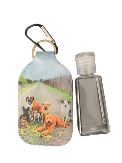 Hand Sanitizer Bottle Neoprene Holder