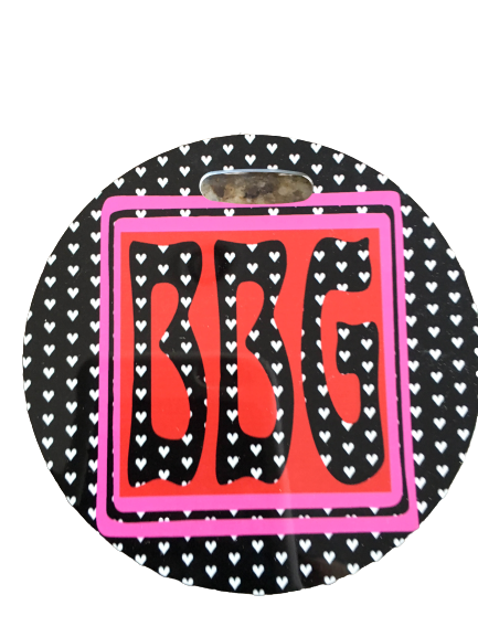 Bag Tag - Luggage Tag - 3.5" - Round 2 sided