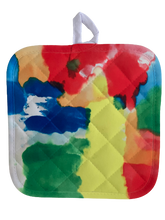 Load image into Gallery viewer, Pot Holder  Quilted w/Silver Heat Resistant Back
